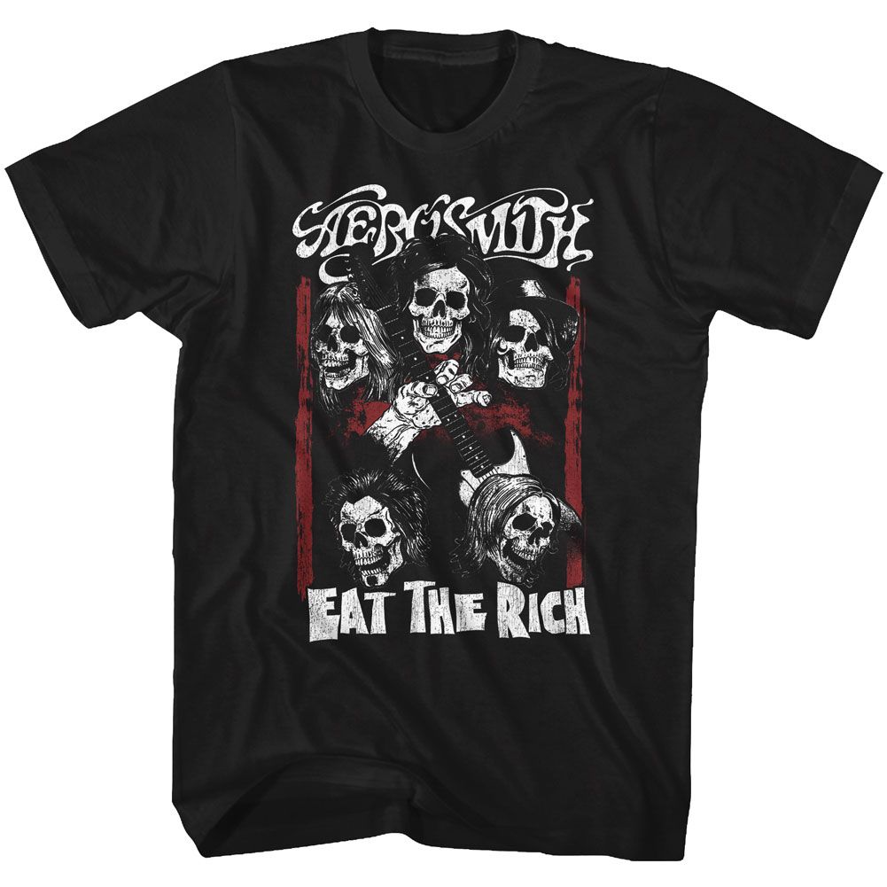 AEROSMITH - EAT THE RICH SKULL SHIRT