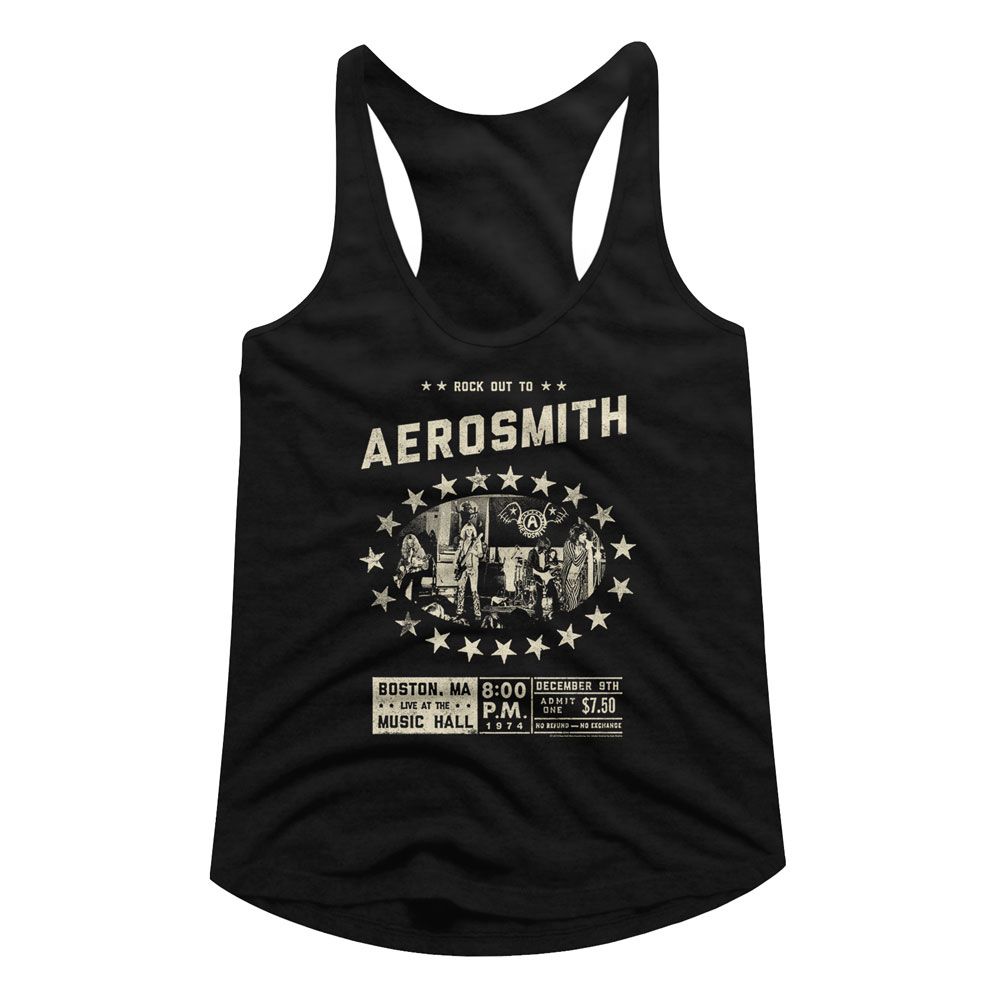 AEROSMITH - BOSTON MUSIC HALL LADIES SHIRT