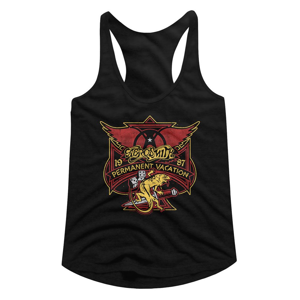 AEROSMITH - PERM VACAY LIZARD LADIES SHIRT