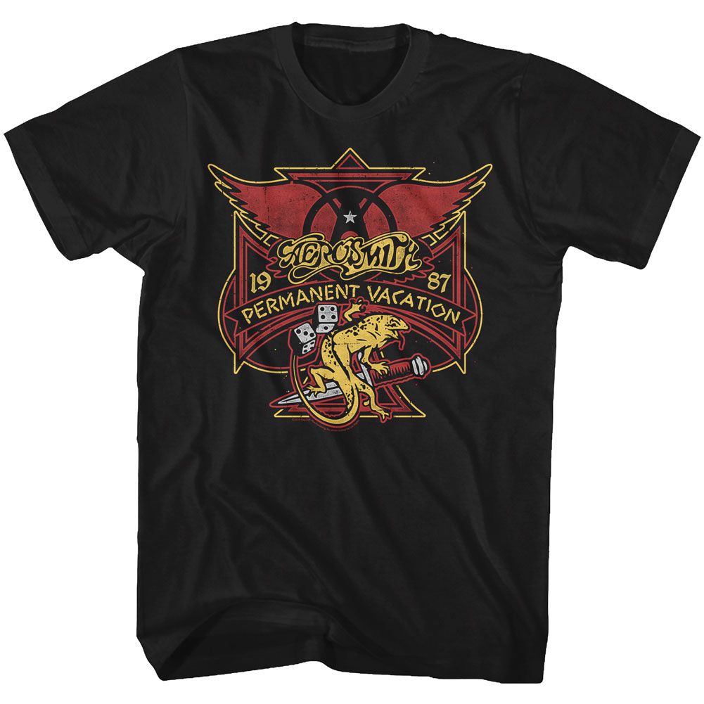 AEROSMITH - PERM VACAY LIZARD SHIRT