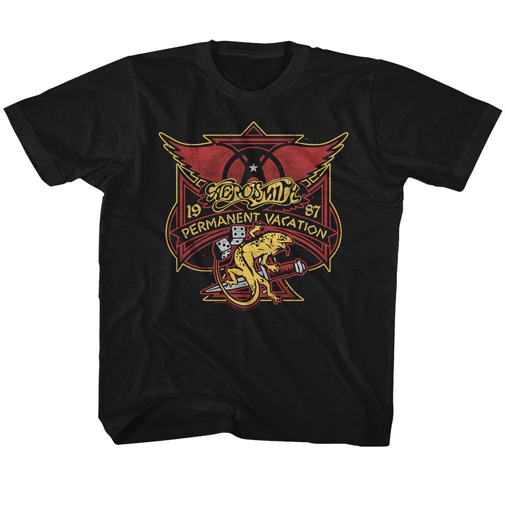 AEROSMITH - PERM VACAY LIZARD YOUTH SHIRT