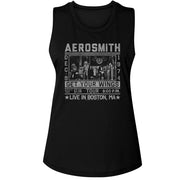 AEROSMITH - WINGS TOUR 74 LADIES SHIRT