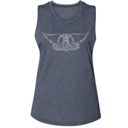 AEROSMITH - WINGS LOGO LIGHT LADIES SHIRT