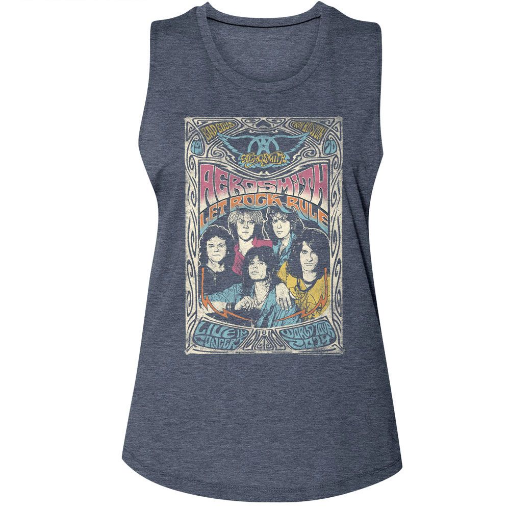 AEROSMITH - LET ROCK RULE LADIES SHIRT