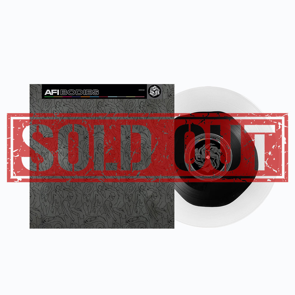 AFI 'BODIES' LP - LTD.300 - CLEAR WITH BLACK BLOB