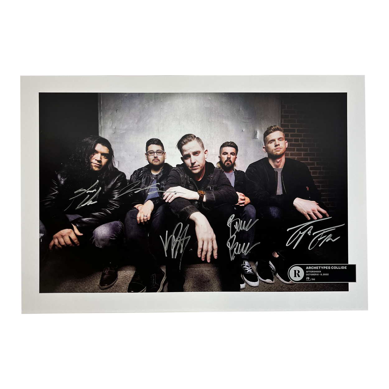 ARCHETYPES COLLIDE X AFTERSHOCK FESTIVAL 2022 LIMITED EDITION SIGNED POSTER