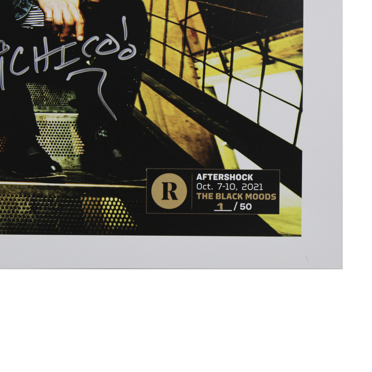 THE BLACK MOODS X REVOLVER AFTERSHOCK- SIGNED FESTIVAL POSTER