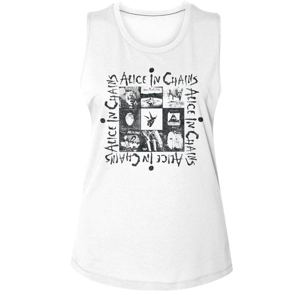 ALICE IN CHAINS - MULTI ALBUM ART LADIES SHIRT