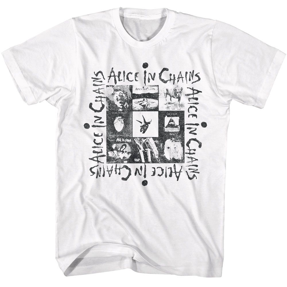 ALICE IN CHAINS - MULTI ALBUM ART SHIRT