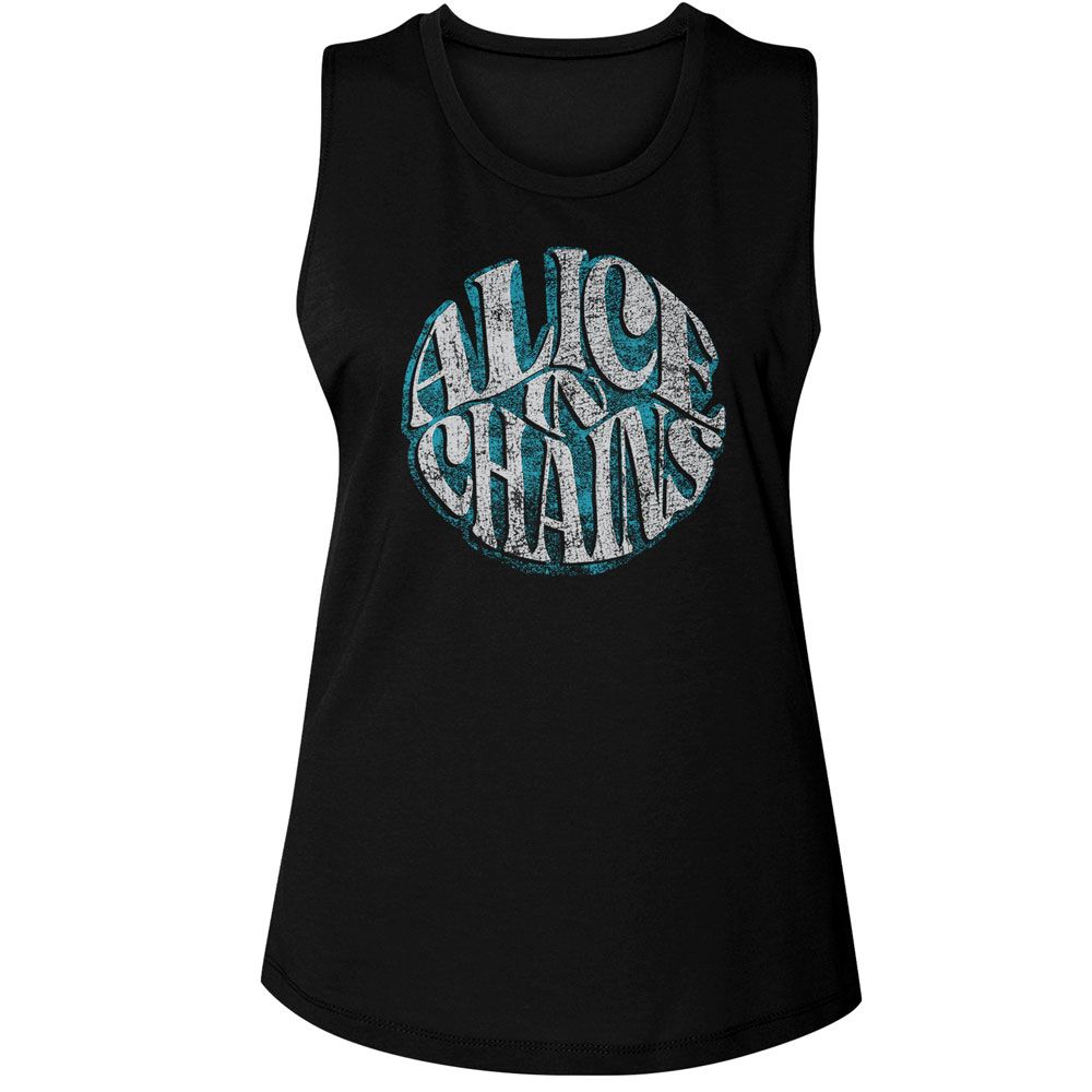 ALICE IN CHAINS - CIRCLE TEXT LADIES SHIRT