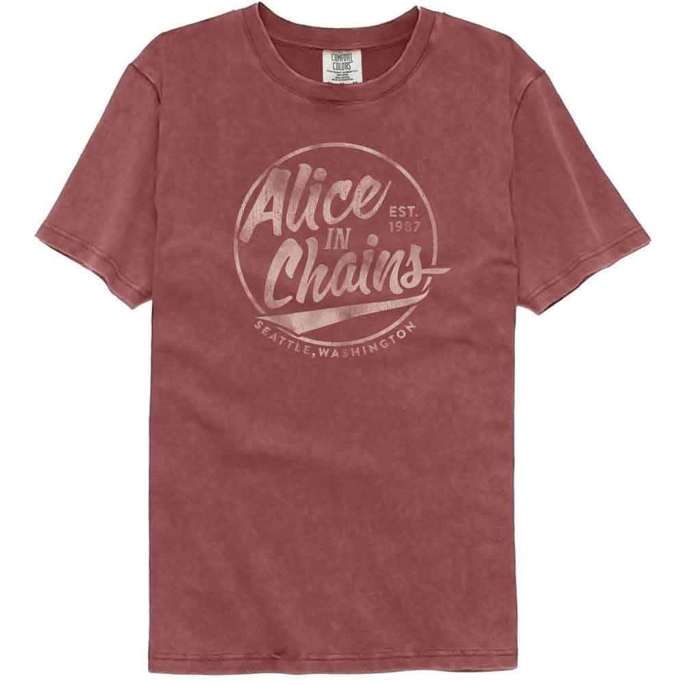 ALICE IN CHAINS - CIRCLE TEXT SHIRT
