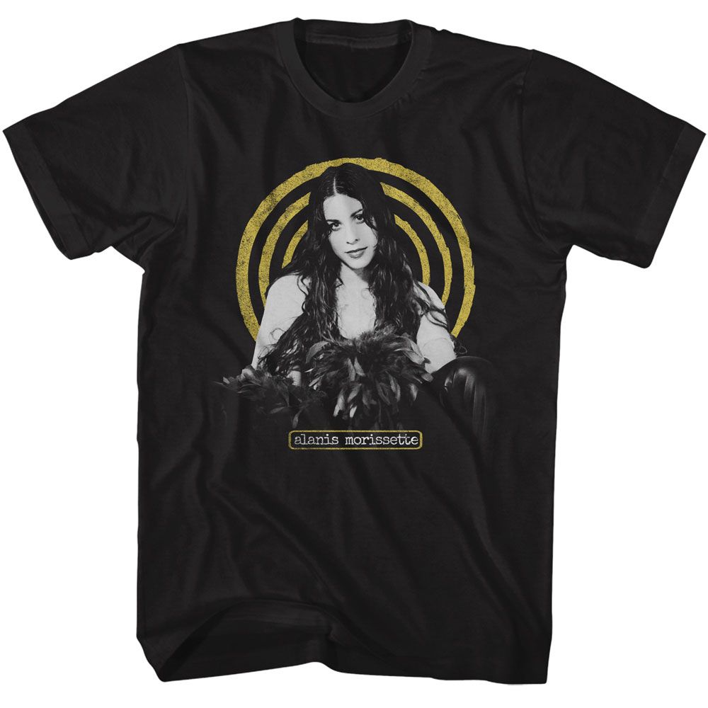 ALANIS MORISSETTE - YELLOW SPIRAL SHIRT