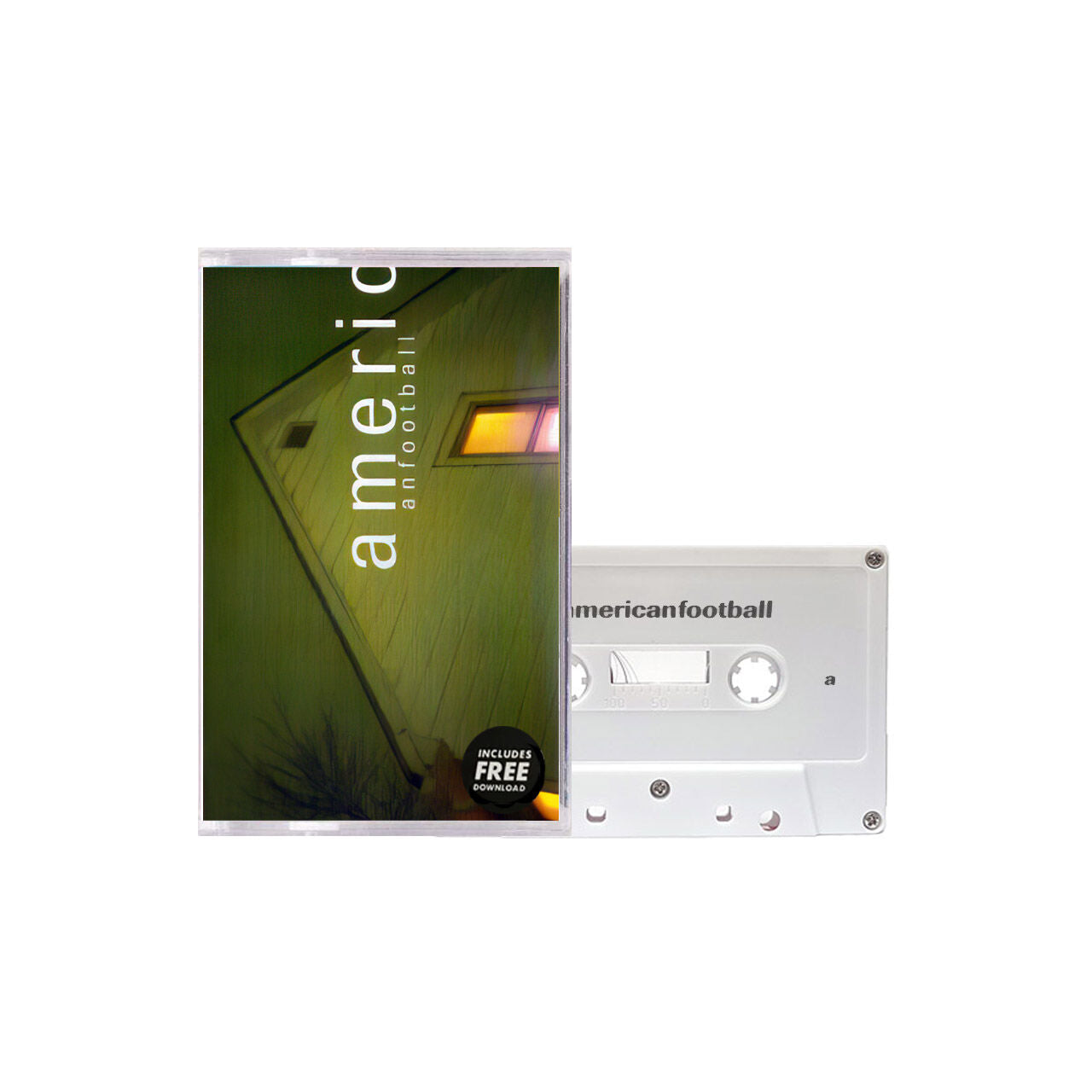 AMERICAN FOOTBALL 'AMERICAN FOOTBALL' CASSETTE - WHITE