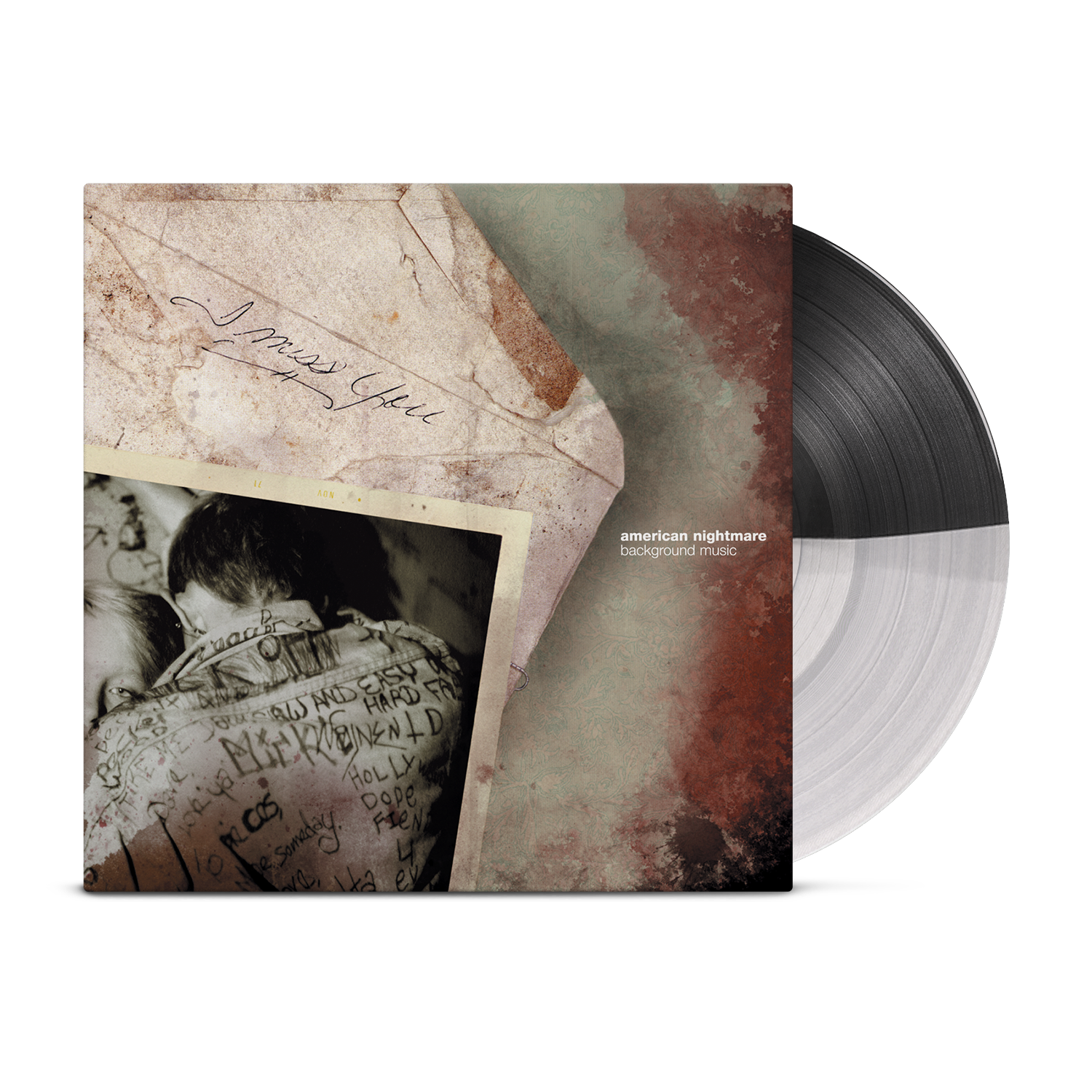 AMERICAN NIGHTMARE ‘BACKGROUND MUSIC’ LP - EXCLUSIVE - LTD. 250 - CLEAR/BLACK