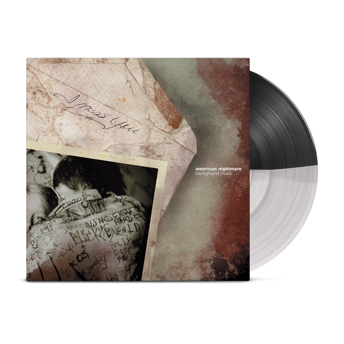 AMERICAN NIGHTMARE ‘BACKGROUND MUSIC’ LP - EXCLUSIVE - LTD. 250 - CLEAR/BLACK
