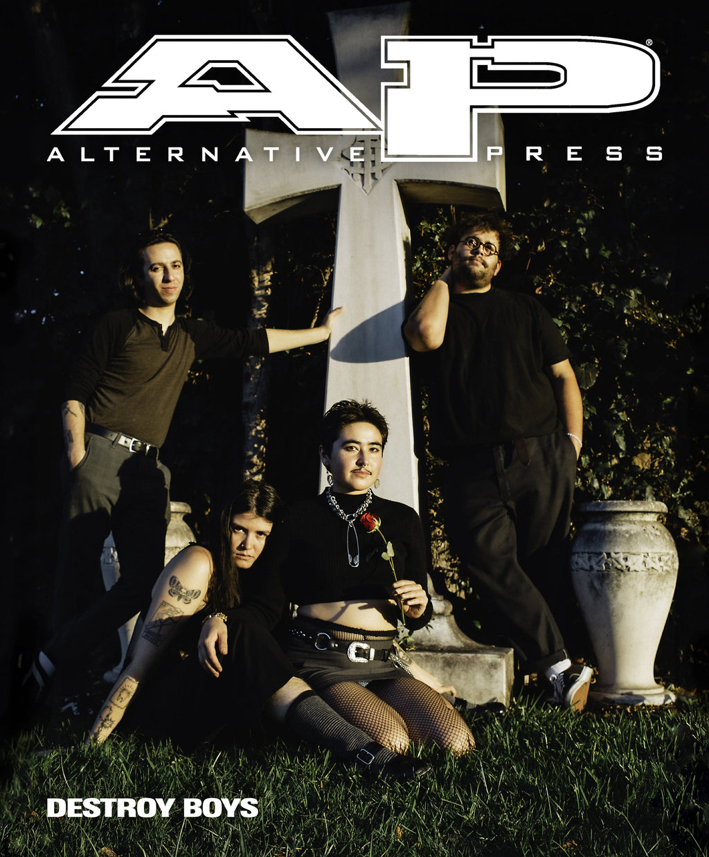 ALTERNATIVE PRESS FALL 2024 ISSUE FEATURING DESTROY BOYS +'FUNERAL SOUNDTRACK #4' LP - EXCLUSIVE - LTD. 500 - RED/GOLD