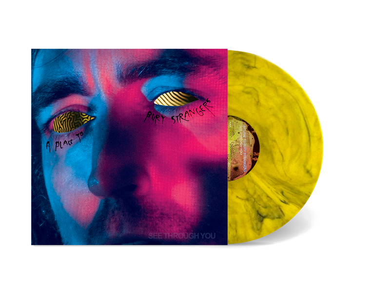 A PLACE TO BURY STRANGERS 'SEE THROUGH YOU' LP - YELLOW/BLACK MARBLE