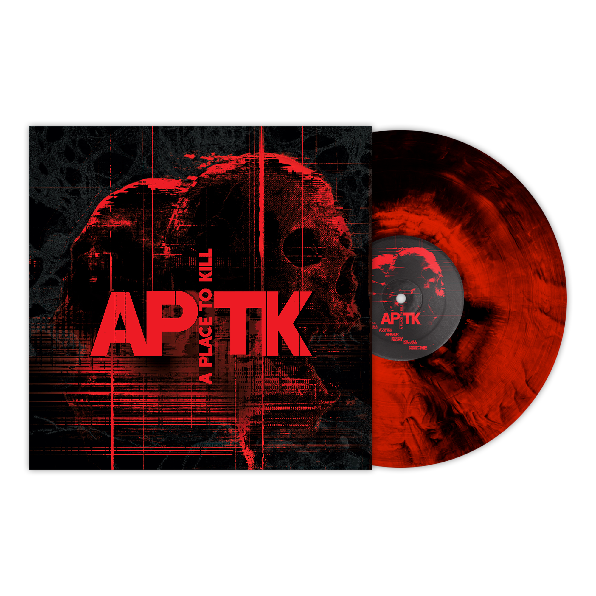 A PLACE TO KILL ‘A PLACE TO KILL’ EP - EXCLUSIVE - LTD. 500 - RED/BLACK/STARBURST/B-SIDE ETCHING