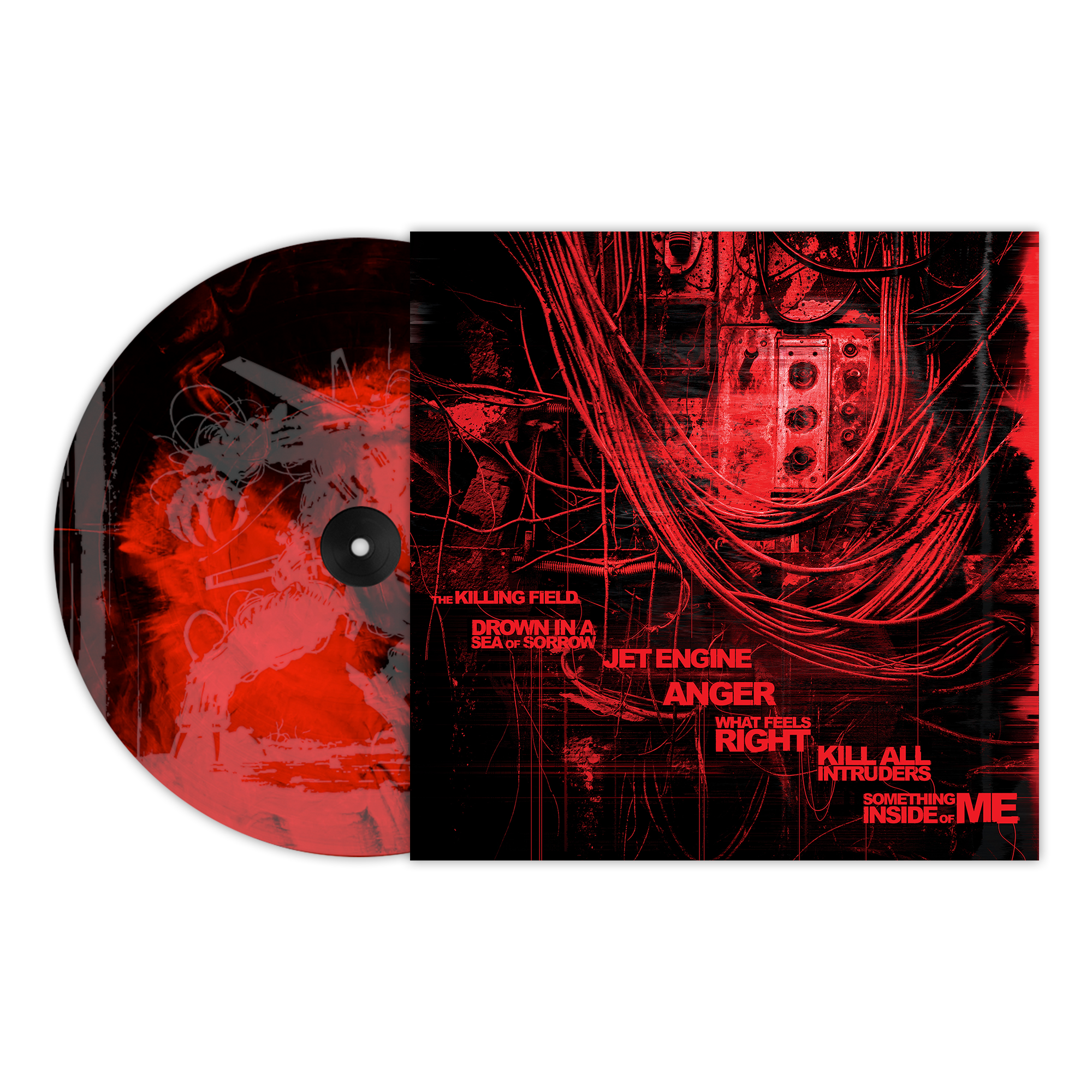 A PLACE TO KILL ‘A PLACE TO KILL’ EP - EXCLUSIVE - LTD. 500 - RED/BLACK/STARBURST/B-SIDE ETCHING