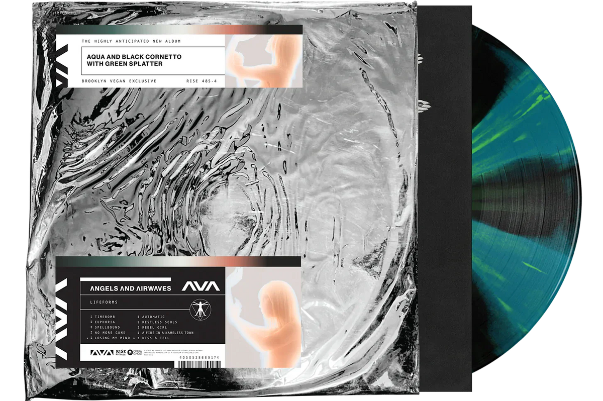 ANGELS & AIRWAVES 'LIFEFORMS' LP - LTD. 300 - AQUA/BLACK/GREEN/SPLATTER
