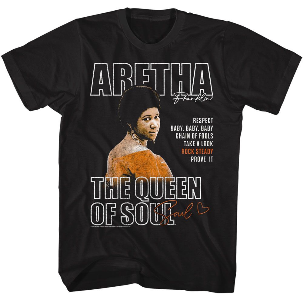ARETHA - FRANKLIN QUEEN OF SOUL SHIRT