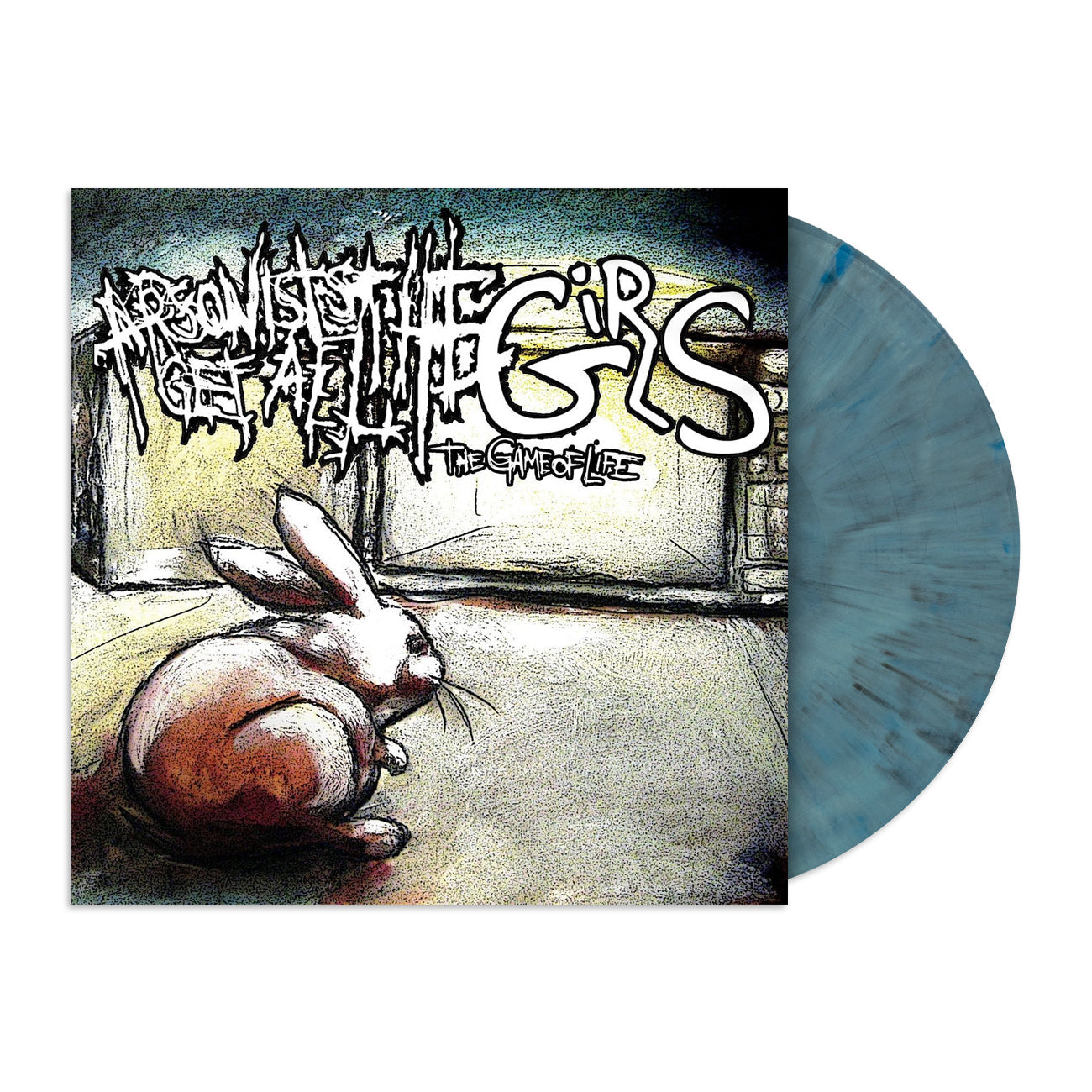 ARSONISTS GET ALL THE GIRLS ‘THE GAME OF LIFE’ LP - EXCLUSIVE - LTD. 100 - POWDER BLUE/BLACK/SWIRL
