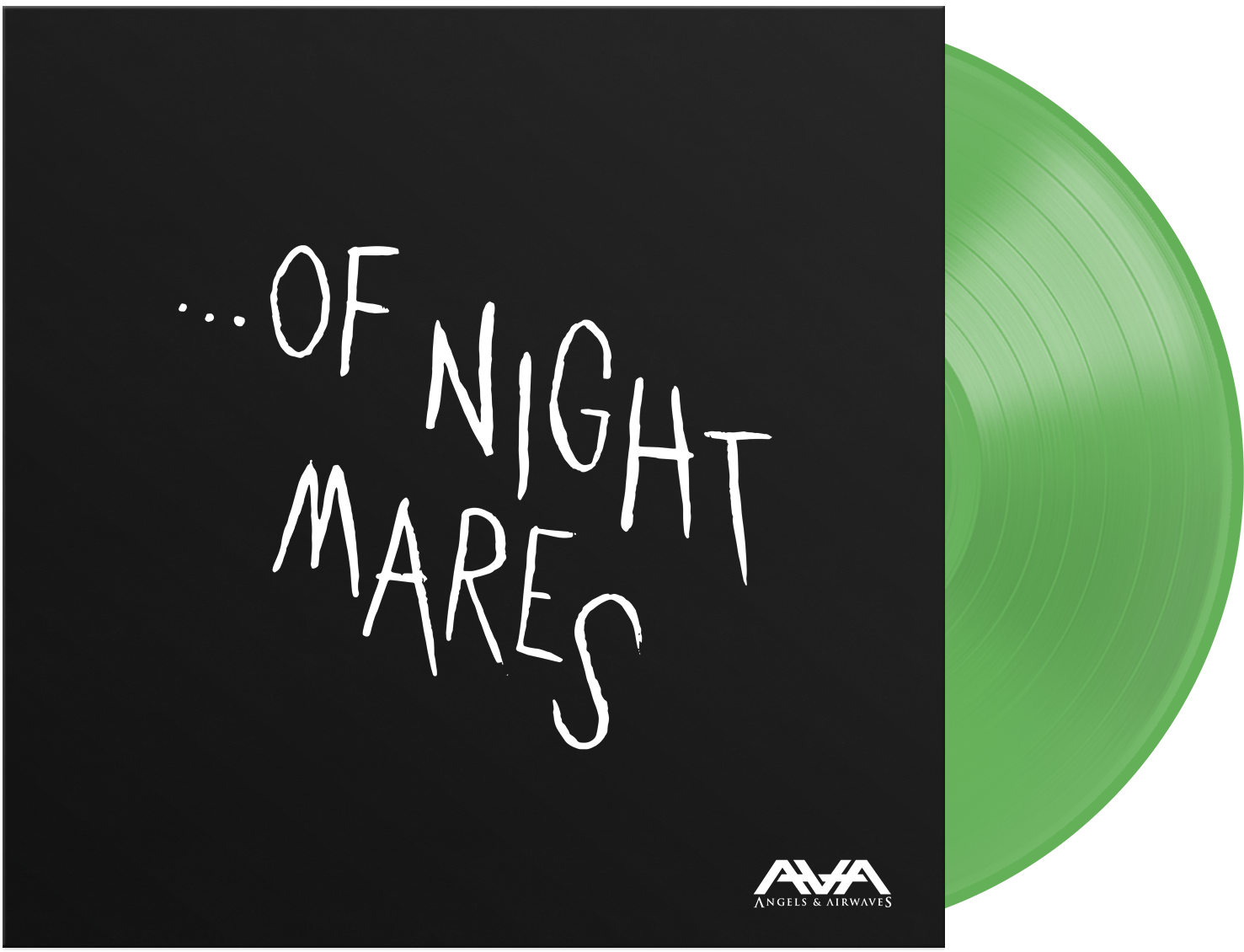 ANGELS & AIRWAVES ‘...OF NIGHTMARES’ EP - EXCLUSIVE - LTD. 500 - NEON GREEN