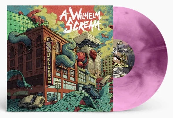 A WILHELM SCREAM 'LOSE YOUR DELUSION' LP - PURPLE/WHITE MARBLE