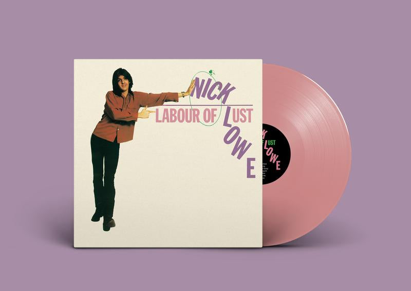NICK LOWE 'LABOUR OF LUST' LP - PINK