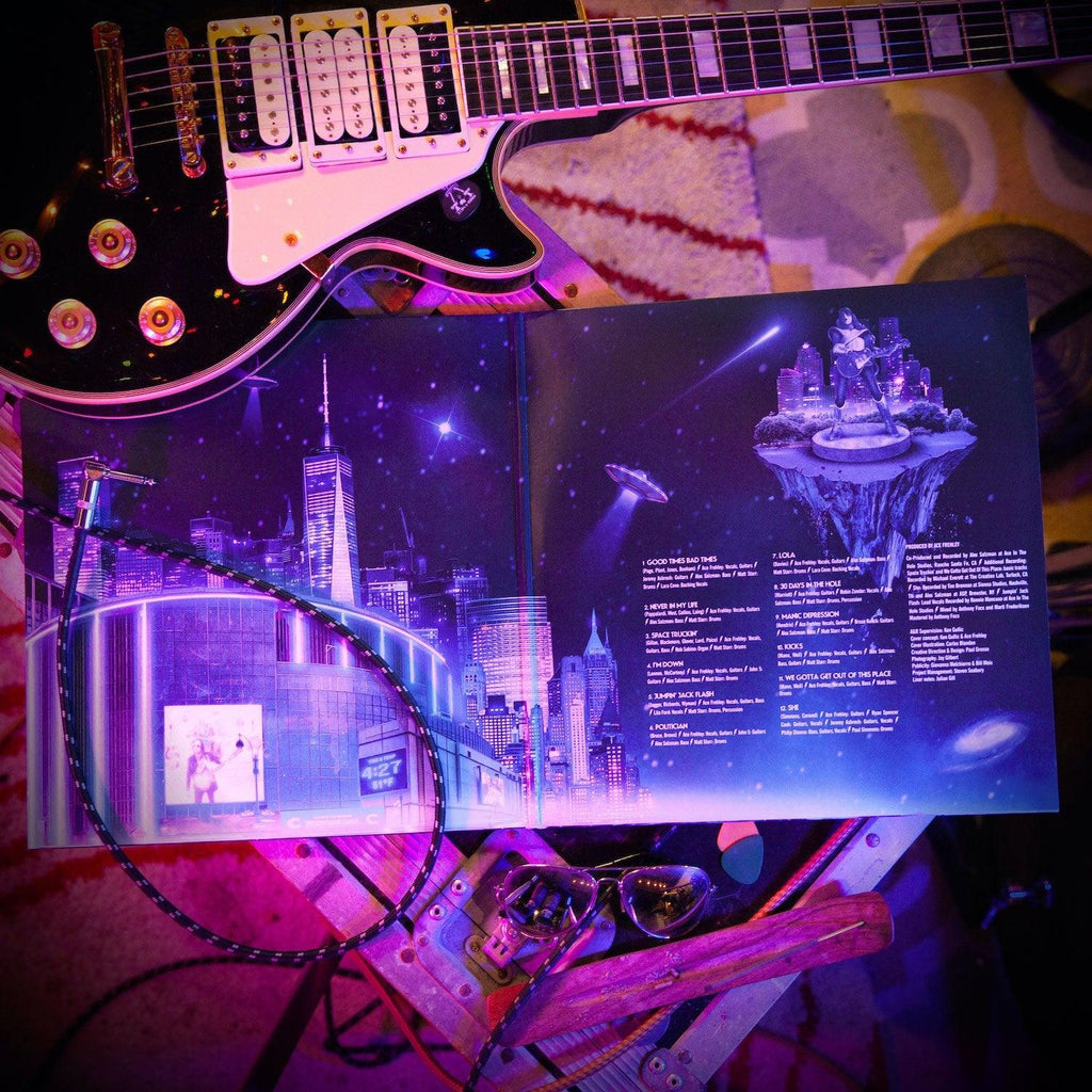 ACE FREHLEY 'ORIGINS VOL. 2' LP (Silver Black Ice Vinyl)