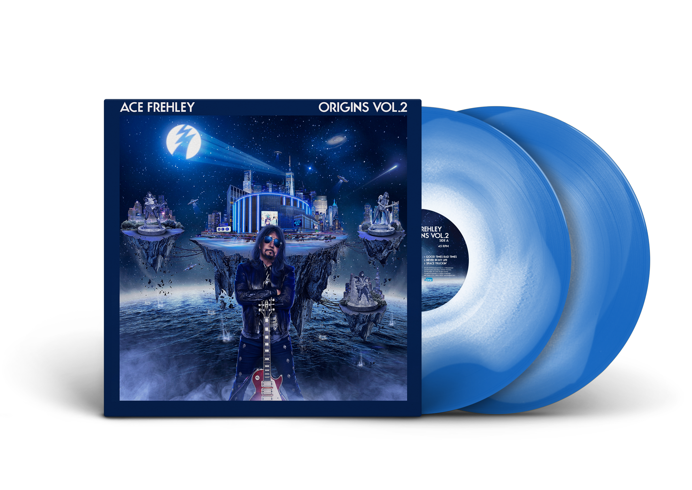 ACE FREHLEY 'ORIGINS VOL. 2' 2LP - BLUE/WHITE