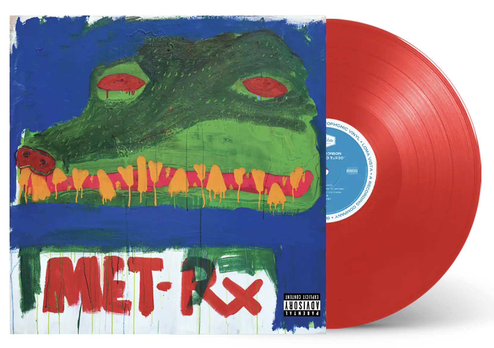ACTION BRONSON ‘COCODRILLO TURBO’ LP - EXCLUSIVE - LTD. 500 - APPLE RED