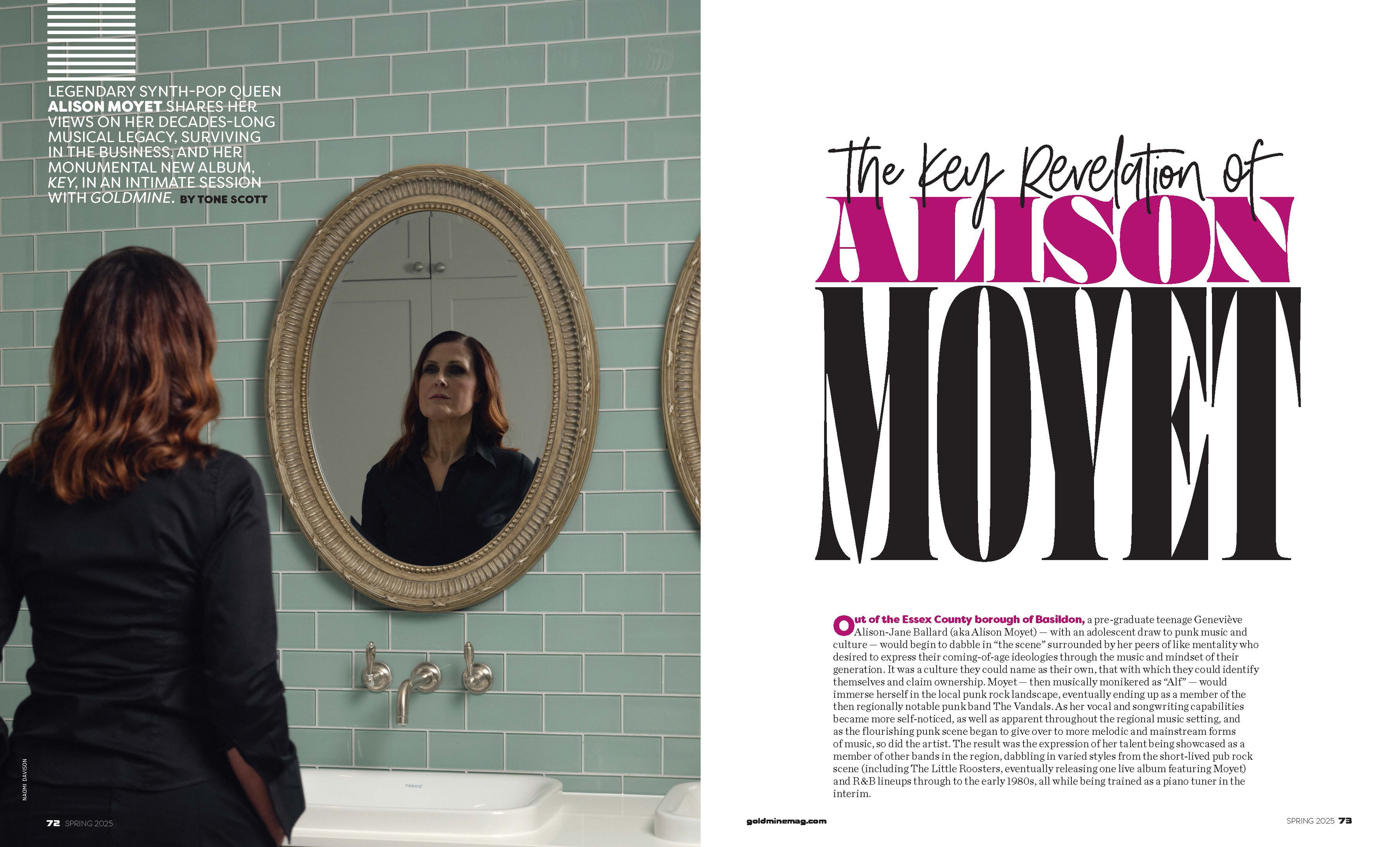 GOLDMINE SPRING 2025 ISSUE FEATURING ALISON MOYET