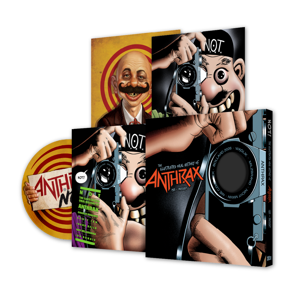 NOT: THE ILLUSTRATED ORAL HISTORY OF ANTHRAX + PICTURE DISC VINYL LP (DELUXE EDITION)