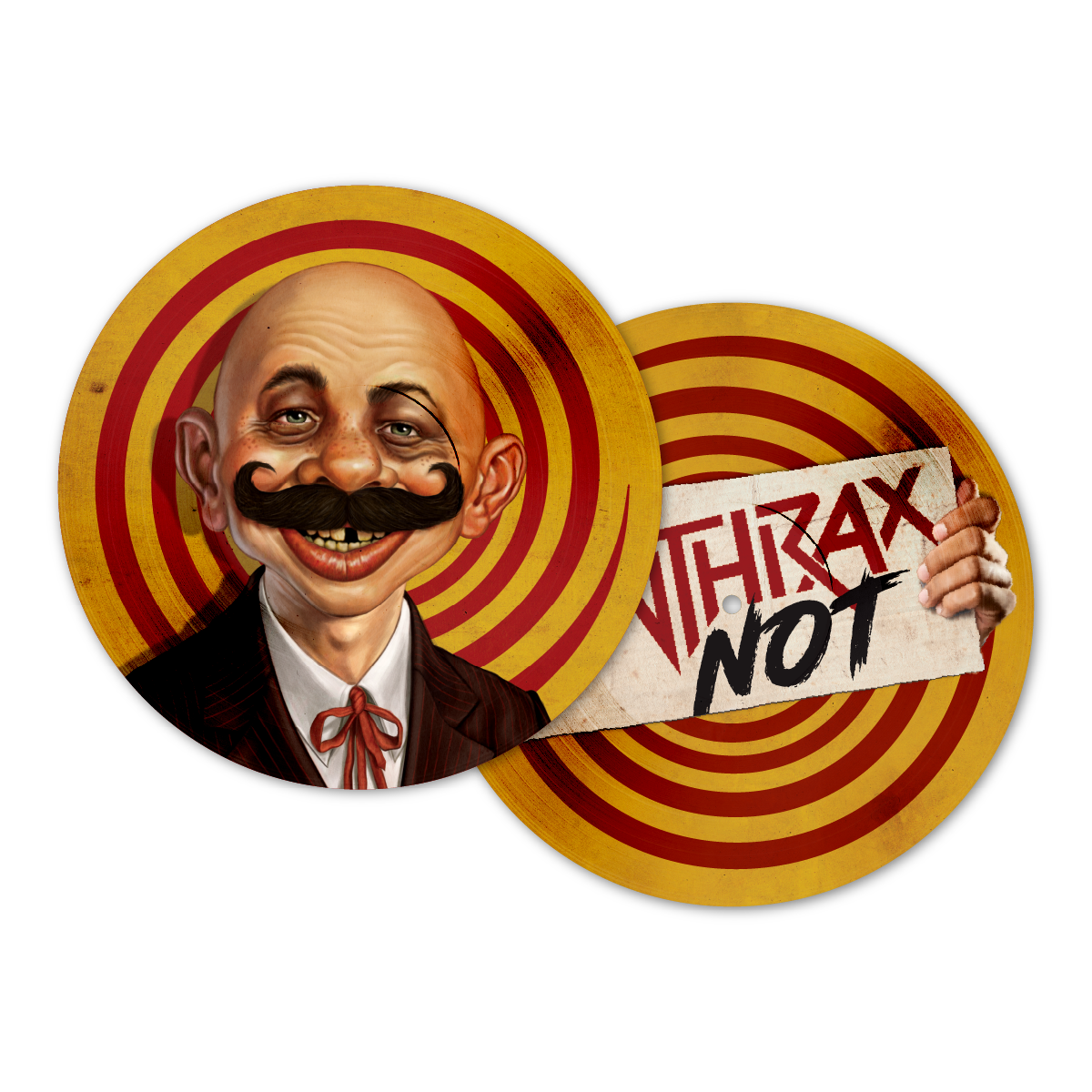 NOT: THE ILLUSTRATED ORAL HISTORY OF ANTHRAX + PICTURE DISC VINYL LP (DELUXE EDITION)