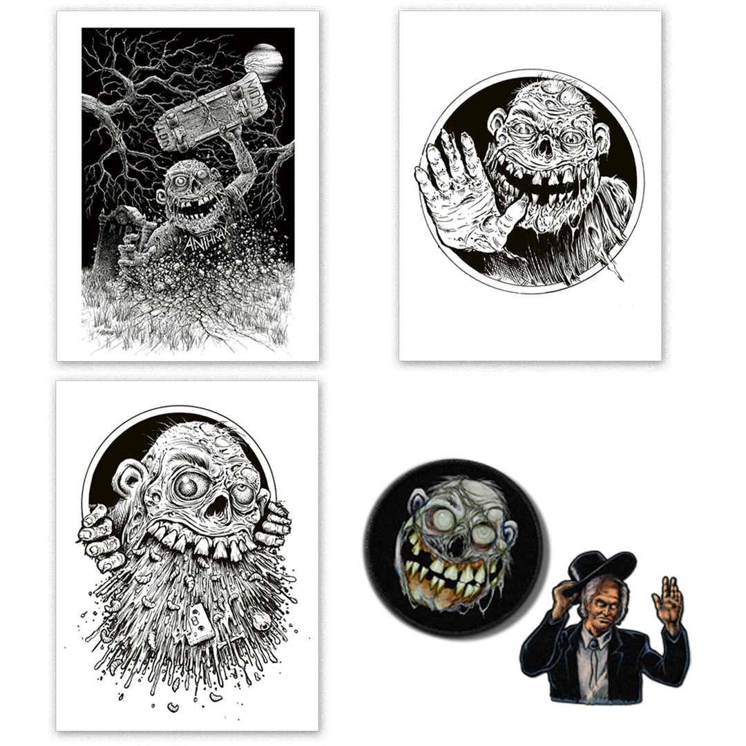 ANTHRAX: AMONG THE LIVING - SAWBLADE 3-PRINT SET - LTD. 100