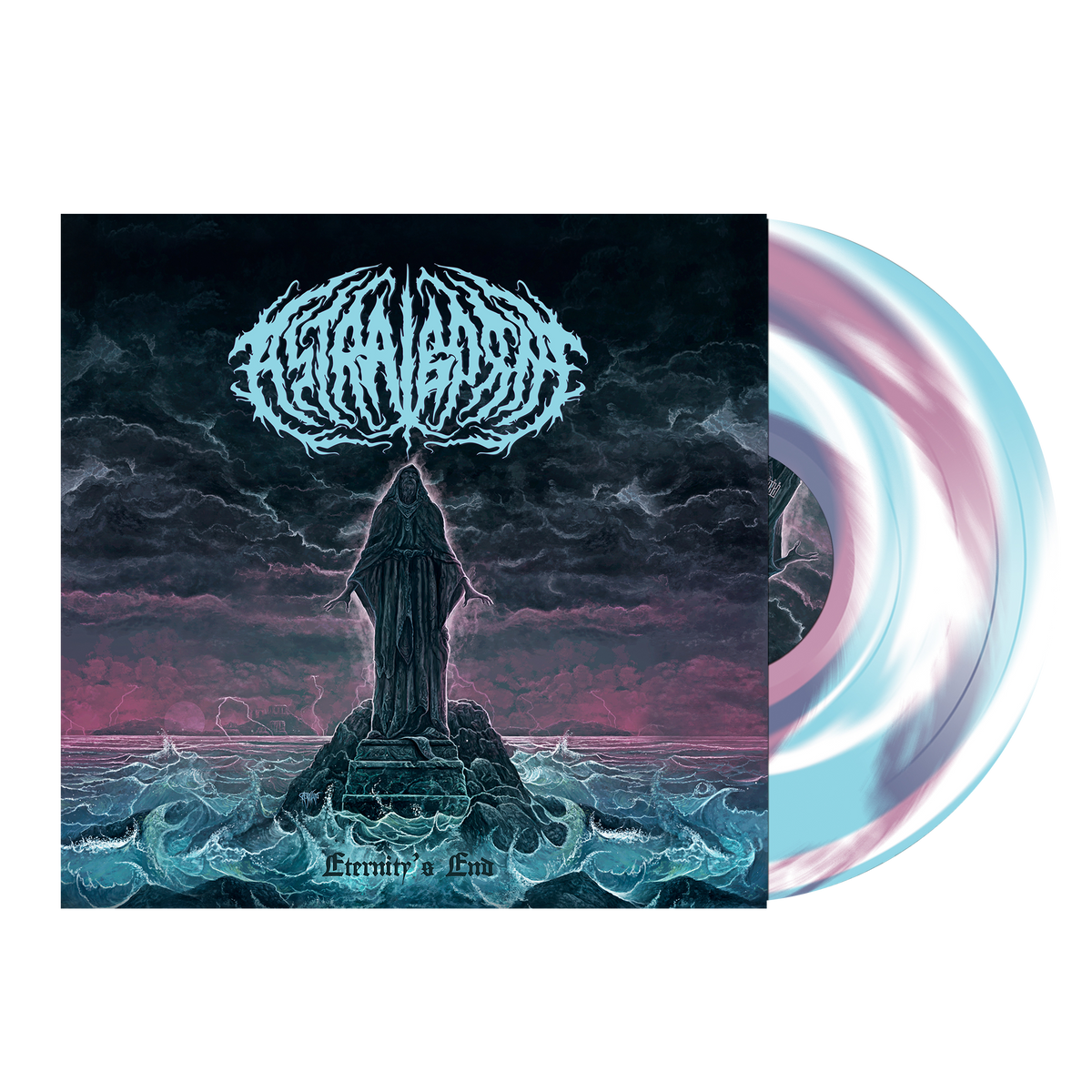 ASTRALBORNE 'ETERNITY'S END' LP (Baby Blue w/ White Mauve & Purple Swirl Vinyl)