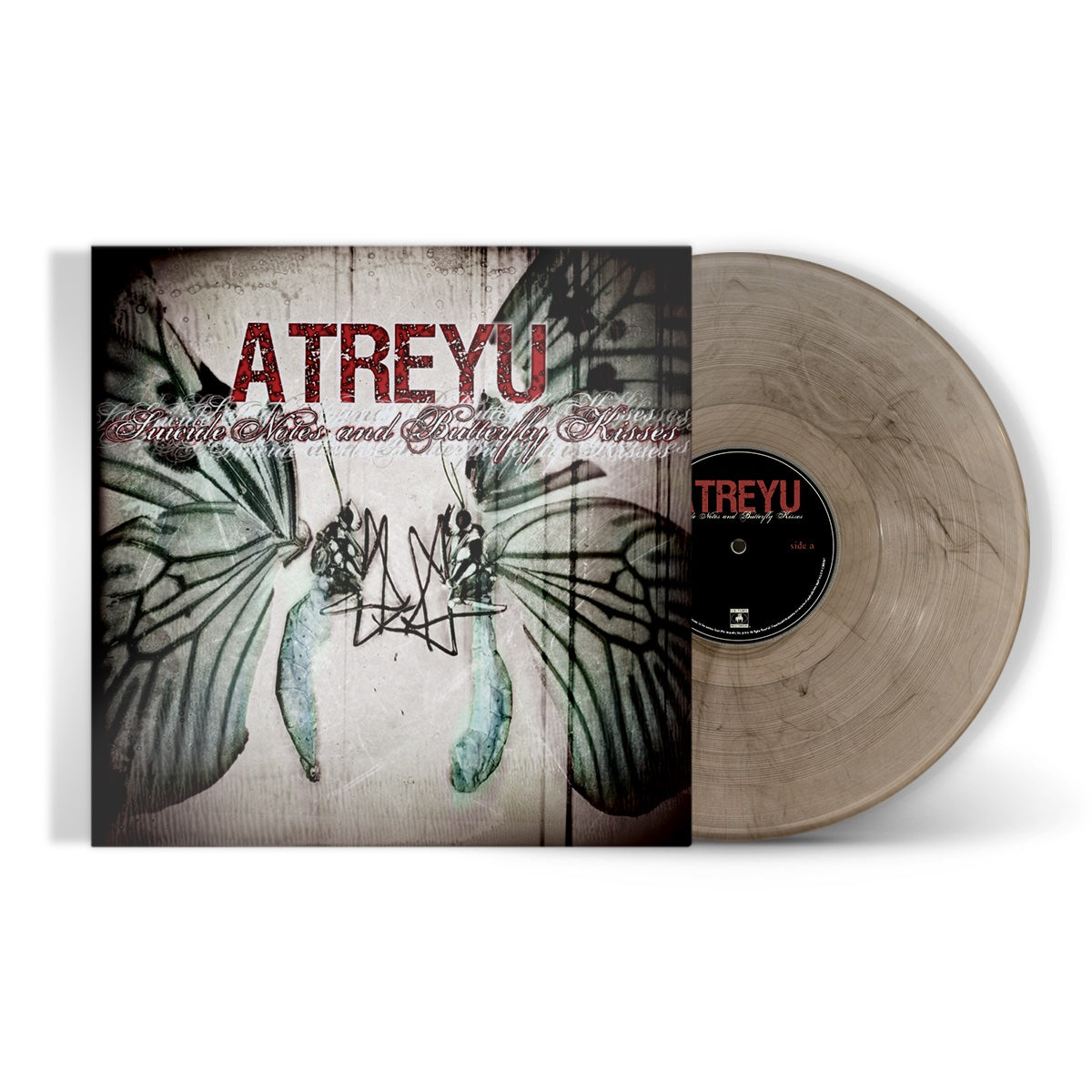 ATREYU ‘SUICIDE NOTES AND BUTTERFLY KISSES’ LP - EXCLUSIVE - LTD. 200 - SMOKEY CLEAR