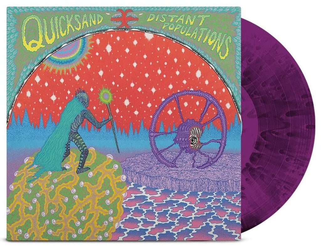 QUICKSAND 'DISTANT POPULATIONS' LP (Purple Cloudy Effect Vinyl)