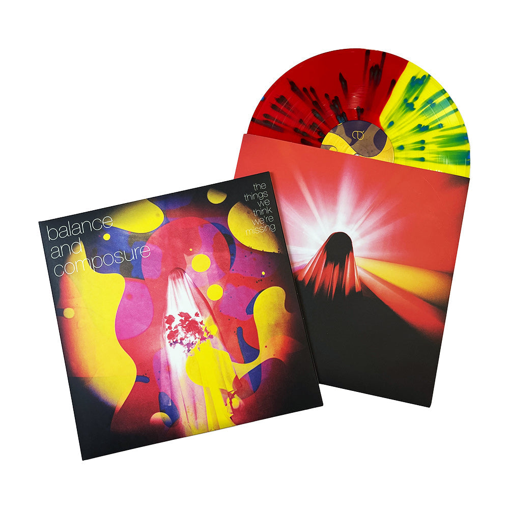 BALANCE AND COMPOSURE ‘THE THINGS WE THINK WE'RE MISSING’ LP - LTD. 300 - YELLOW/RED/BLUE