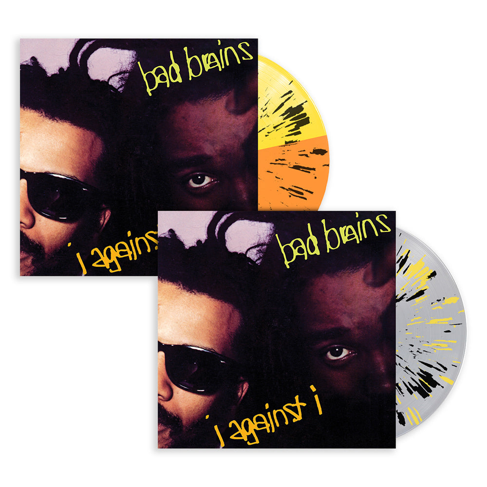 BAD BRAINS ‘I AGAINST I’ LP - LTD. 300 - CLEAR/BLACK/YELLOW/ORANGE
