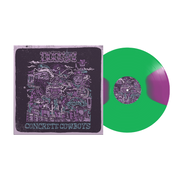 BUGGIN ‘CONCRETE COWBOWS’ LP LTD. 100 - TRANSPARENT GREEN/NEON VIOLET MOON PHASE