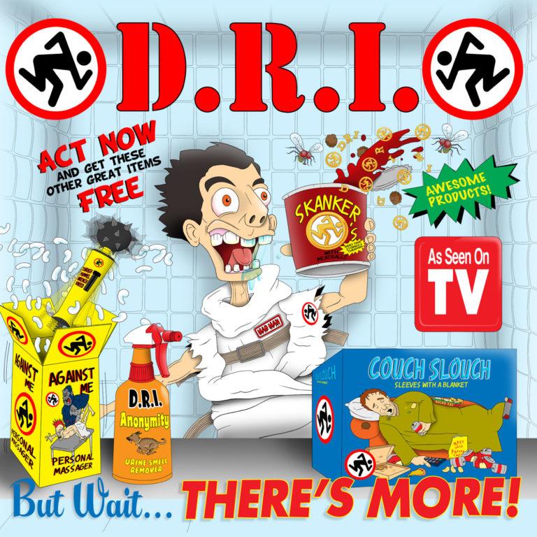 D.R.I. 'BUT WAIT THERE'S MORE' 7" EP - BLUE