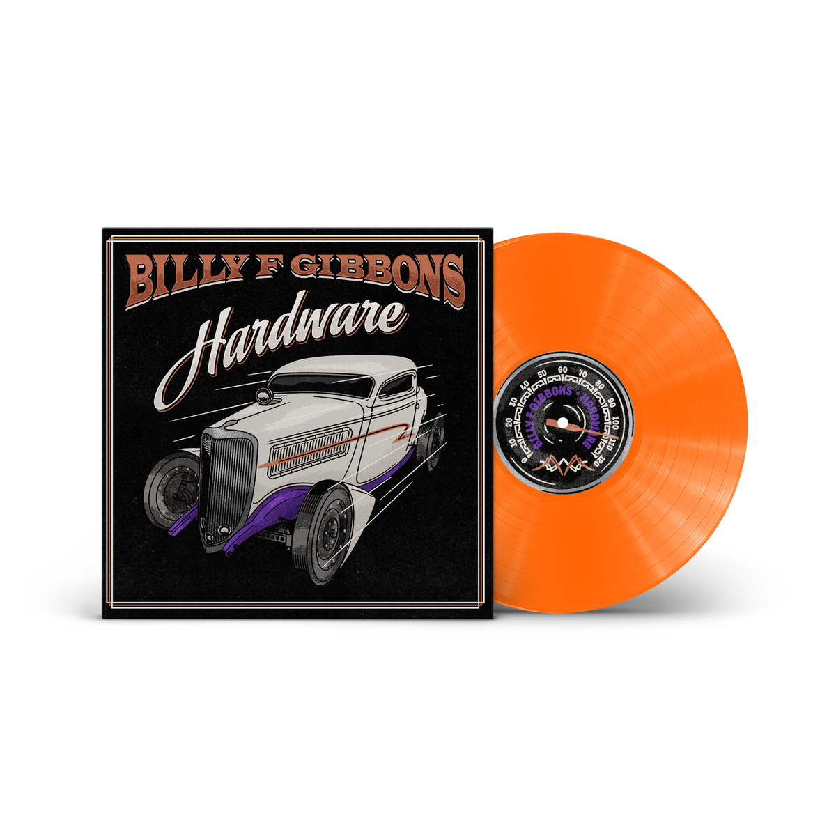 BILLY F GIBBONS 'HARDWARE' LP - ORANGE CRUSH