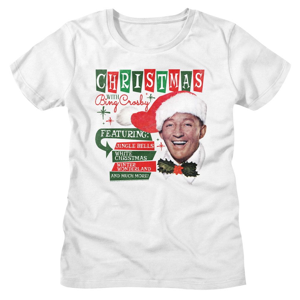 BING CROSBY - CHRISTMAS WITH LADIES SHIRT