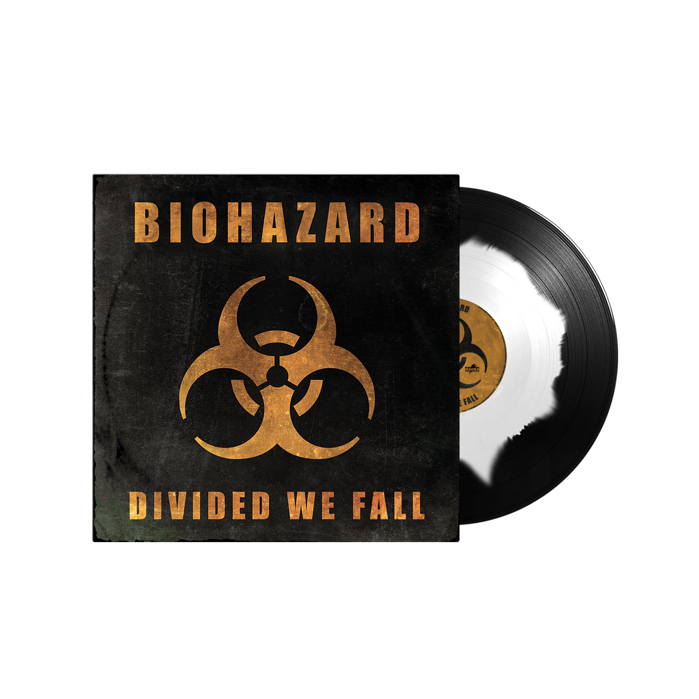 BIOHAZARD ‘DIVIDED WE FALL’ LP - EXCLUSIVE - LTD. 400 - WHITE/BLACK CORONA