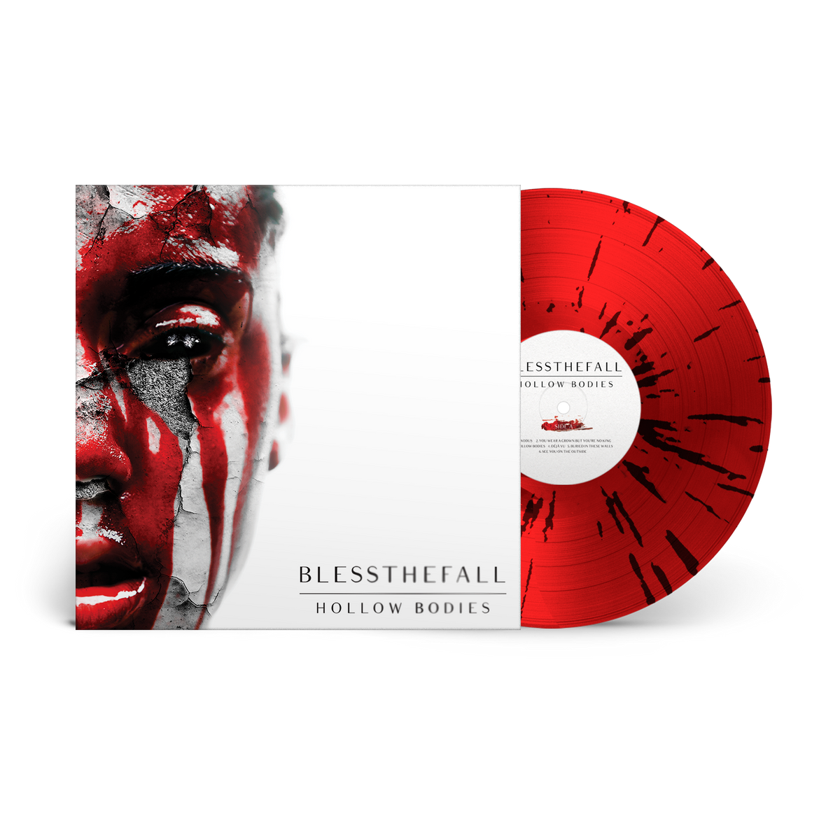 BLESSTHEFALL ‘HOLLOW BODIES’ 10TH ANNIVERSARY LP - LTD. 500 - RED/BLACK