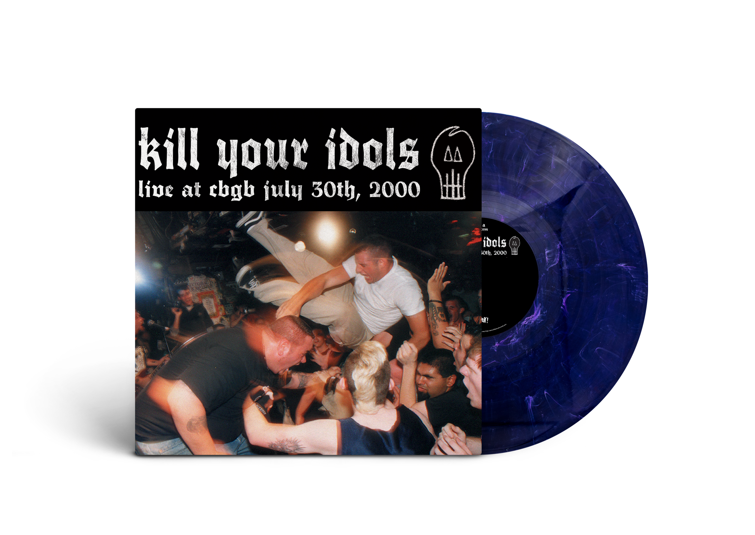 KILL YOUR IDOLS ‘LIVE AT CBGB’ LP - EXCLUSIVE - LTD. 100 - DEEP PURPLE SWIRL