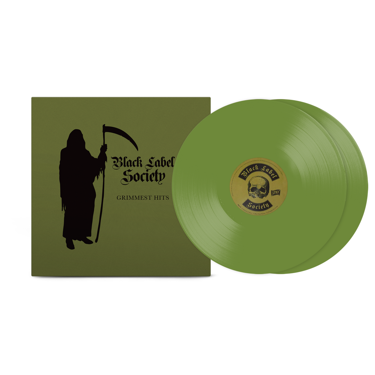 BLACK LABEL SOCIETY 'GRIMMEST HITS' 2LP (Forest Green Vinyl)