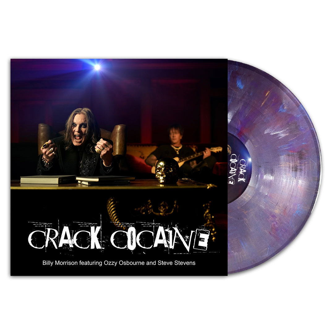 BILLY MORRISON 'INCITE THE WATCH' 12" & 'CRACK COCAINE' 12" - LTD. - PICTURE DISK - ETCHED PURPLE/BLUE